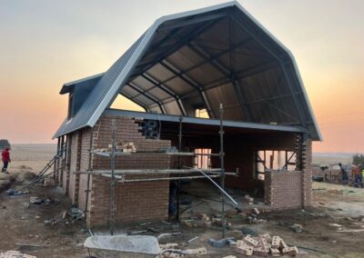 BARN HOUSE DURING OWNER COMPLETION